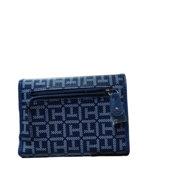 TOMMY HILFIGER •
WOMENS WALLET Envelope Wallet Jacquard Navy - Picture 3 of 4